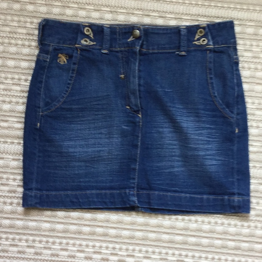 French Connection Classic Denim Mini Skirt